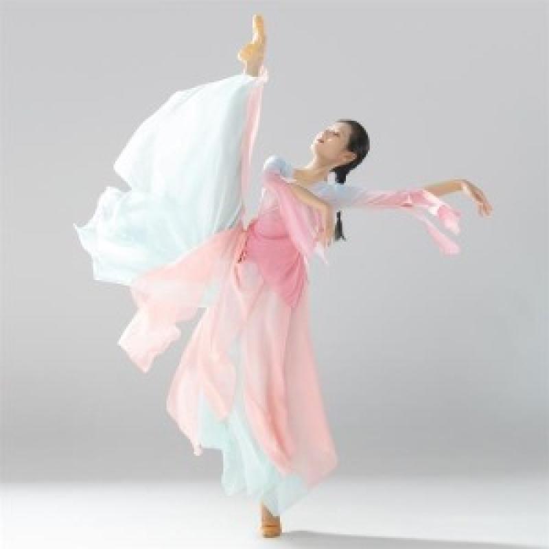 그라데이션 전통 무용 풀치마 연영과 입시복 옷