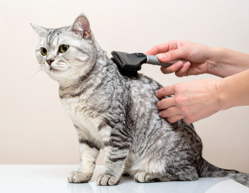 고양이 털갈이 관리법3