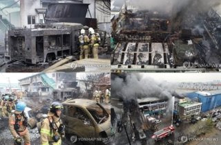 1분 1초가 급박한 현장, 소방관들의 사투