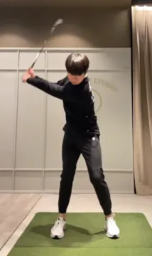 전지훈 프로 아이언샷