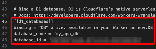 wrangler.toml 파일 설정 수정