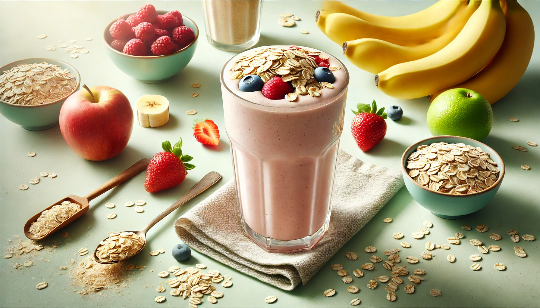 스무디에 귀리 첨가하기