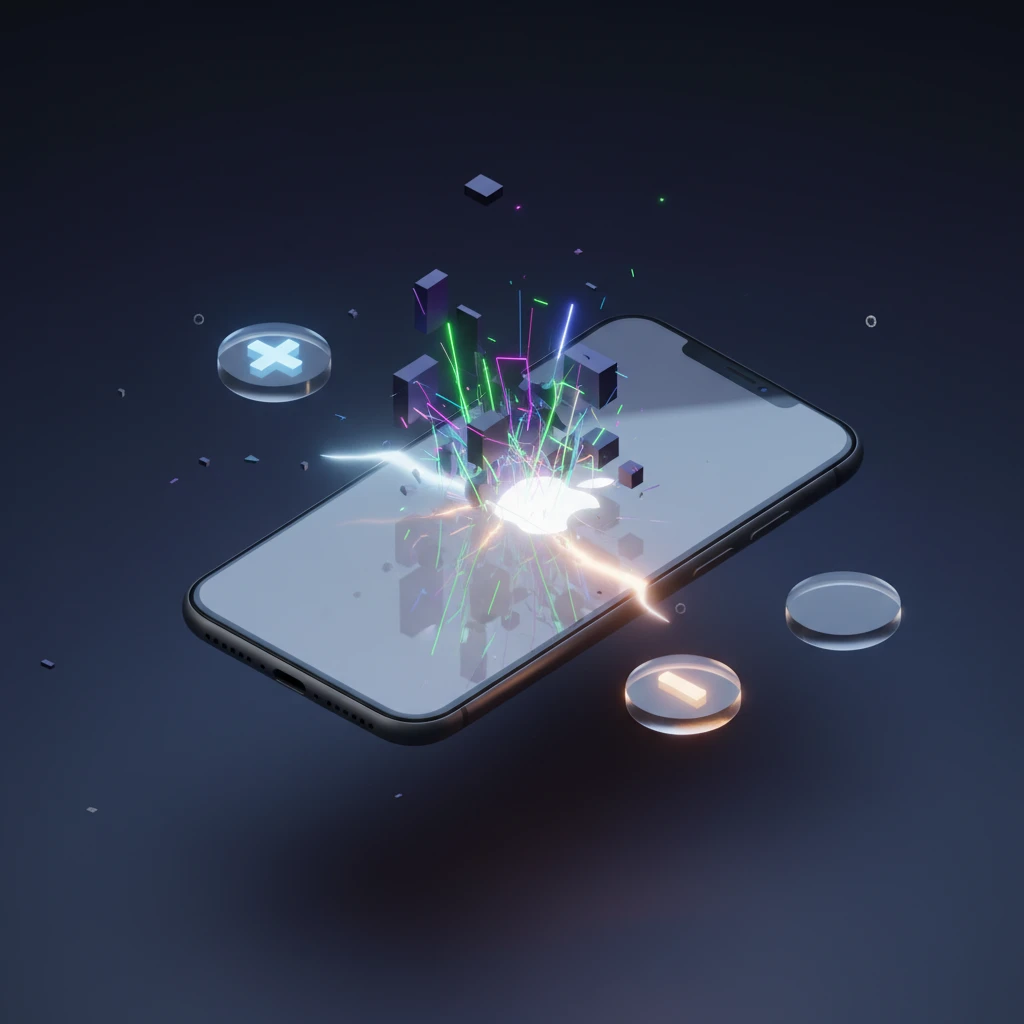 아이폰 통화 중 소리 안 들림 현상 ..