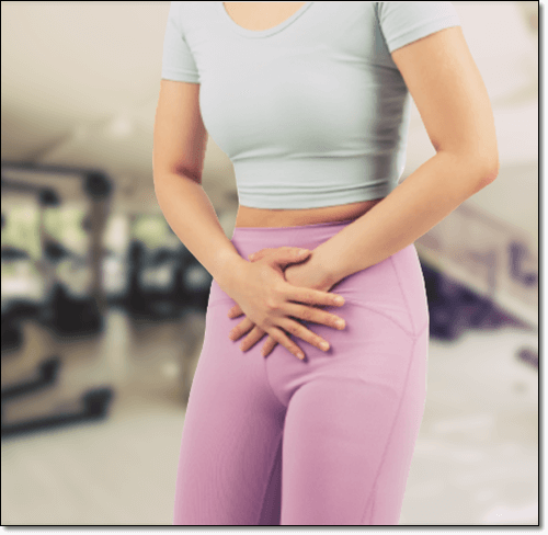 나보시안 낭종이 생긴 여성