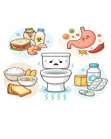 설사 원인에 따라 음식과 약 선택을 구분해 관리하는 흐름8