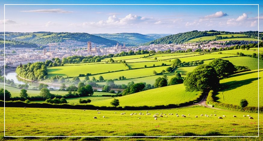 바스의 꿈 속의 풍경같은 전원의 모습