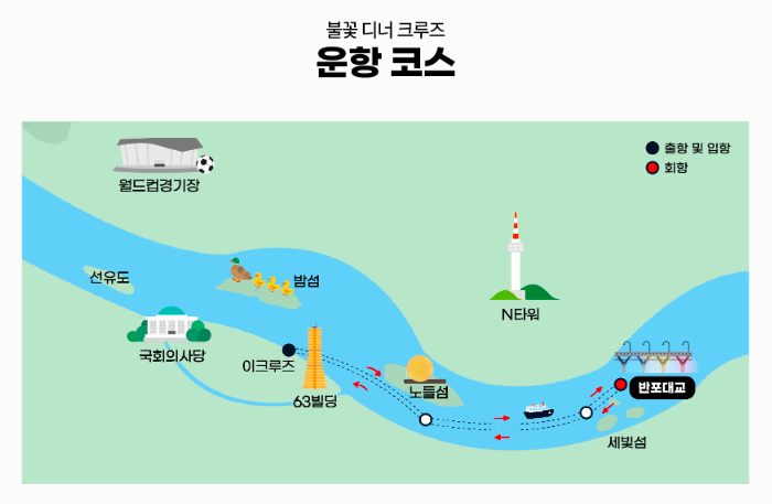 여의도 불꽃축제 유람선