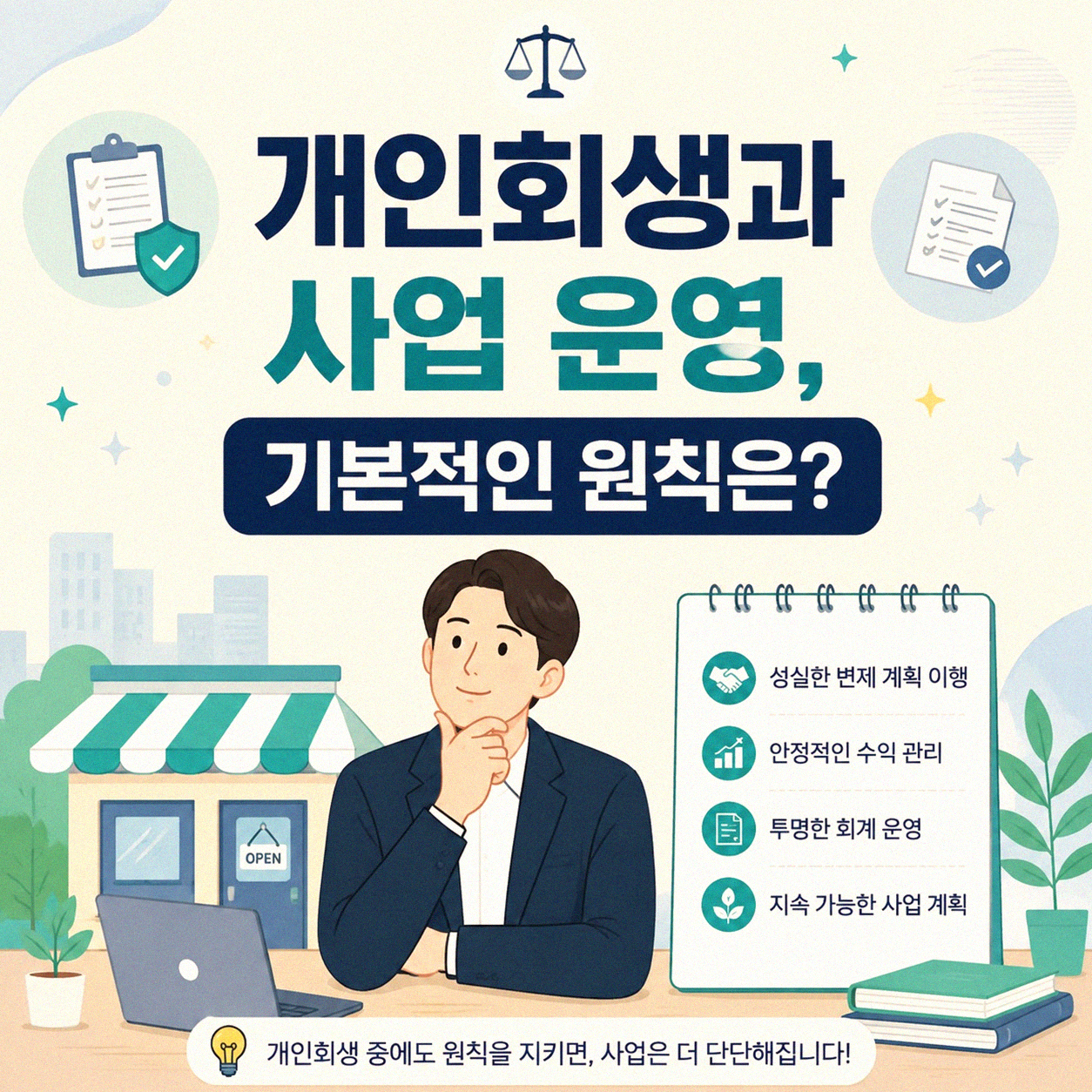 개인회생 중 사업, 정말 안 되는 걸까요? 5년 경험담
