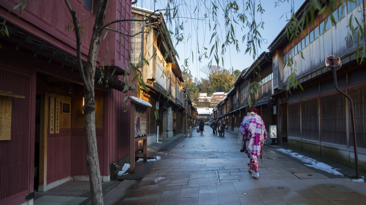 히가시차야 거리 전경