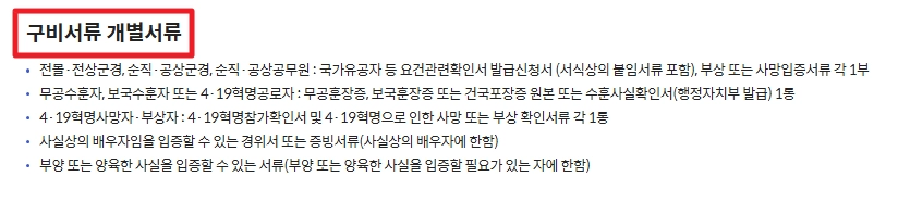 독립유공자 보훈보상대상자 보상금 자격확인방법