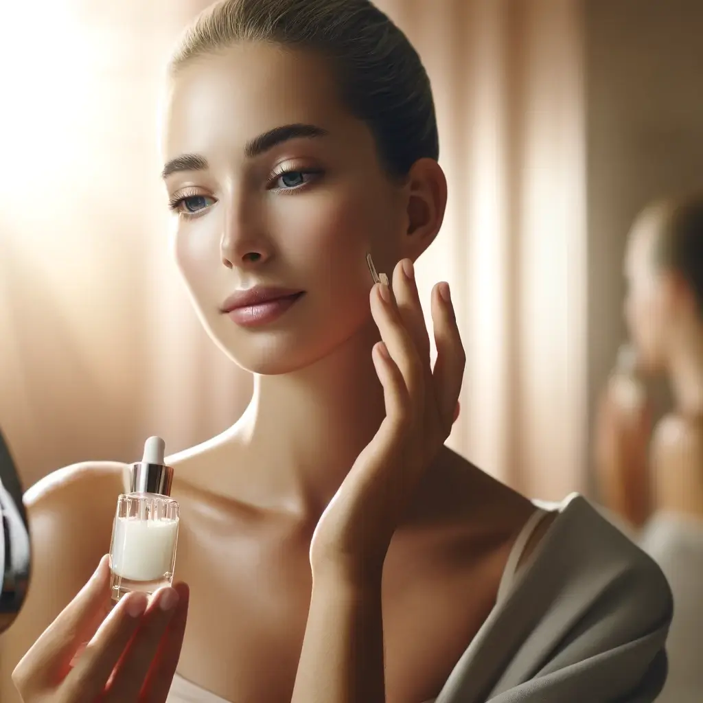 올바른-스킨케어를-하는-여성