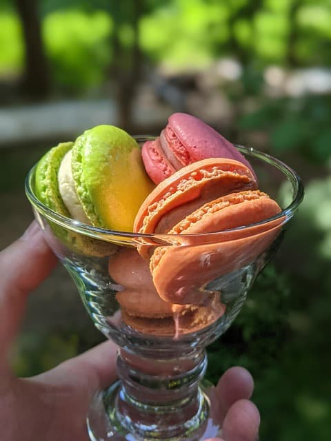 CU편의점 간식 카다이프 쫀득 마카롱