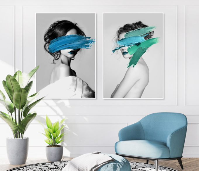 30대 20대 여자 집들이선물 추천: 센스있는 인테리어 액자 그린픽 페인팅 후기