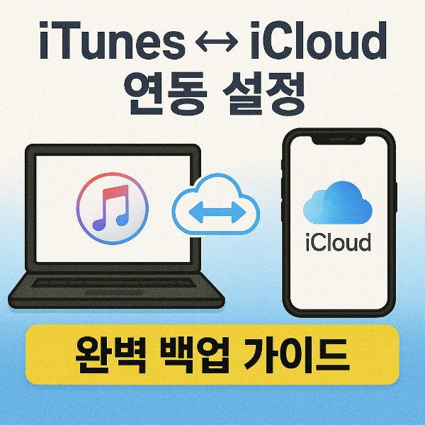 아이튠즈 아이클라우드 연동 썸네일 이미지입니다.