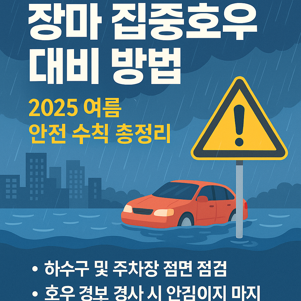 장마철, 집중호우