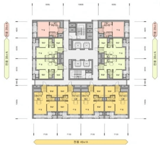 소형평수 배치도