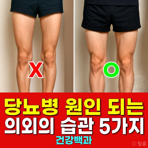 당뇨병 원인 습관