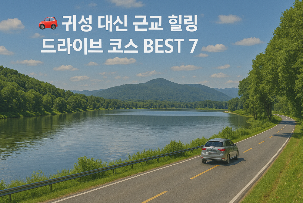 귀성 대신 근교 힐링 드라이브 코스 BEST 7