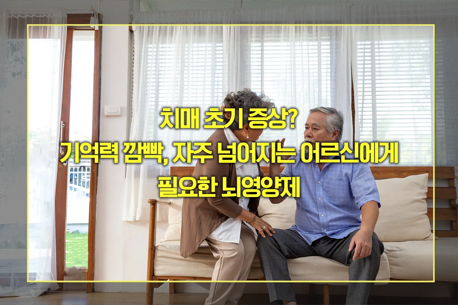 치매 초기 증상 뇌영양제
