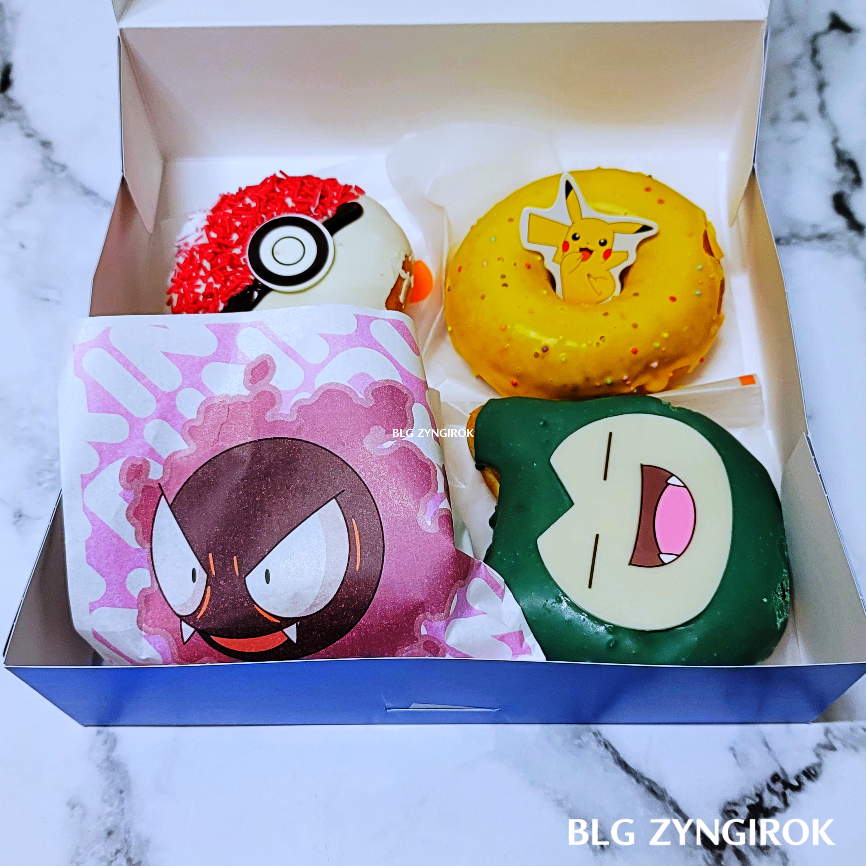 한남-베스킨라빈스-hive-4개의 포켓몬-도너츠들이다.