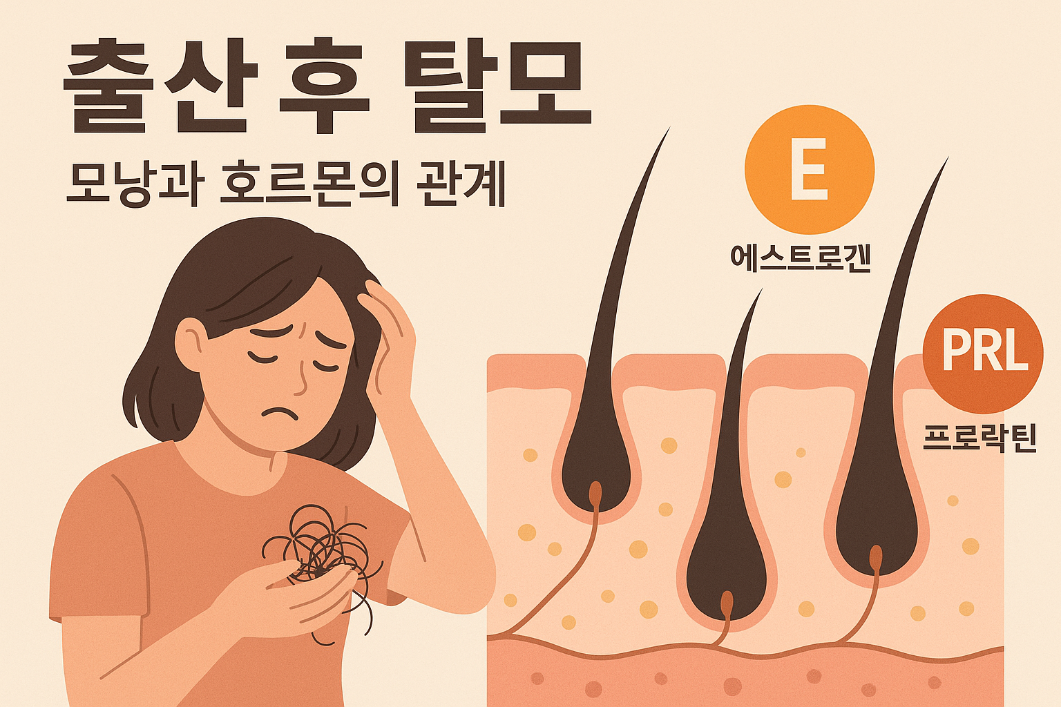 출산 후 탈모의 원인과 회복 메커니즘 및 생활 관리법