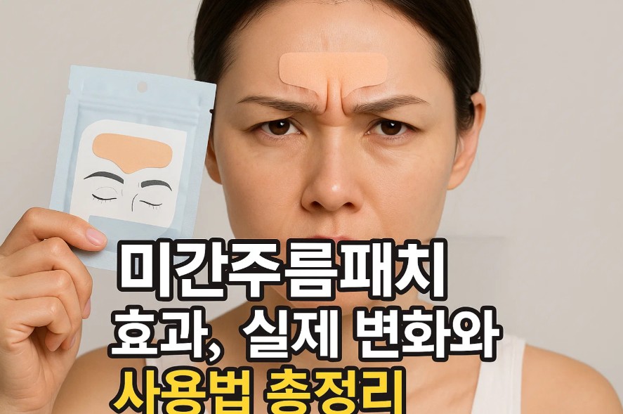 미간주름패치 효과, 실제 변화와 사용법의 모든 것