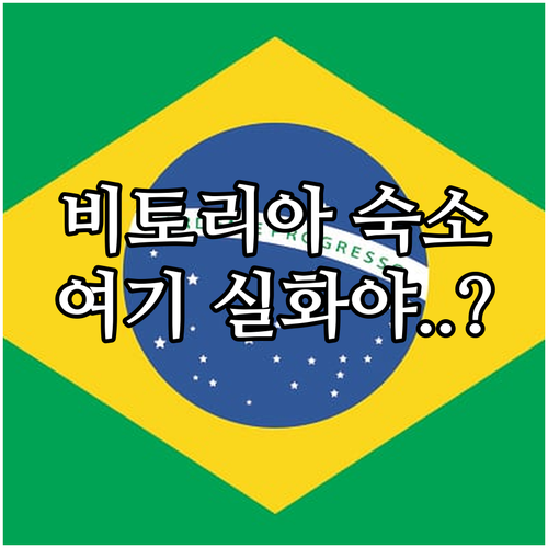 브라질 비토리아 다 콘키스타 숙소 추..