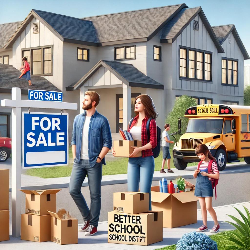 학군이 좋은 지역의 부동산 특성 관련 이미지