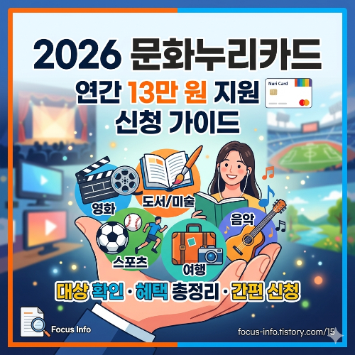 문화누리카드 가이드