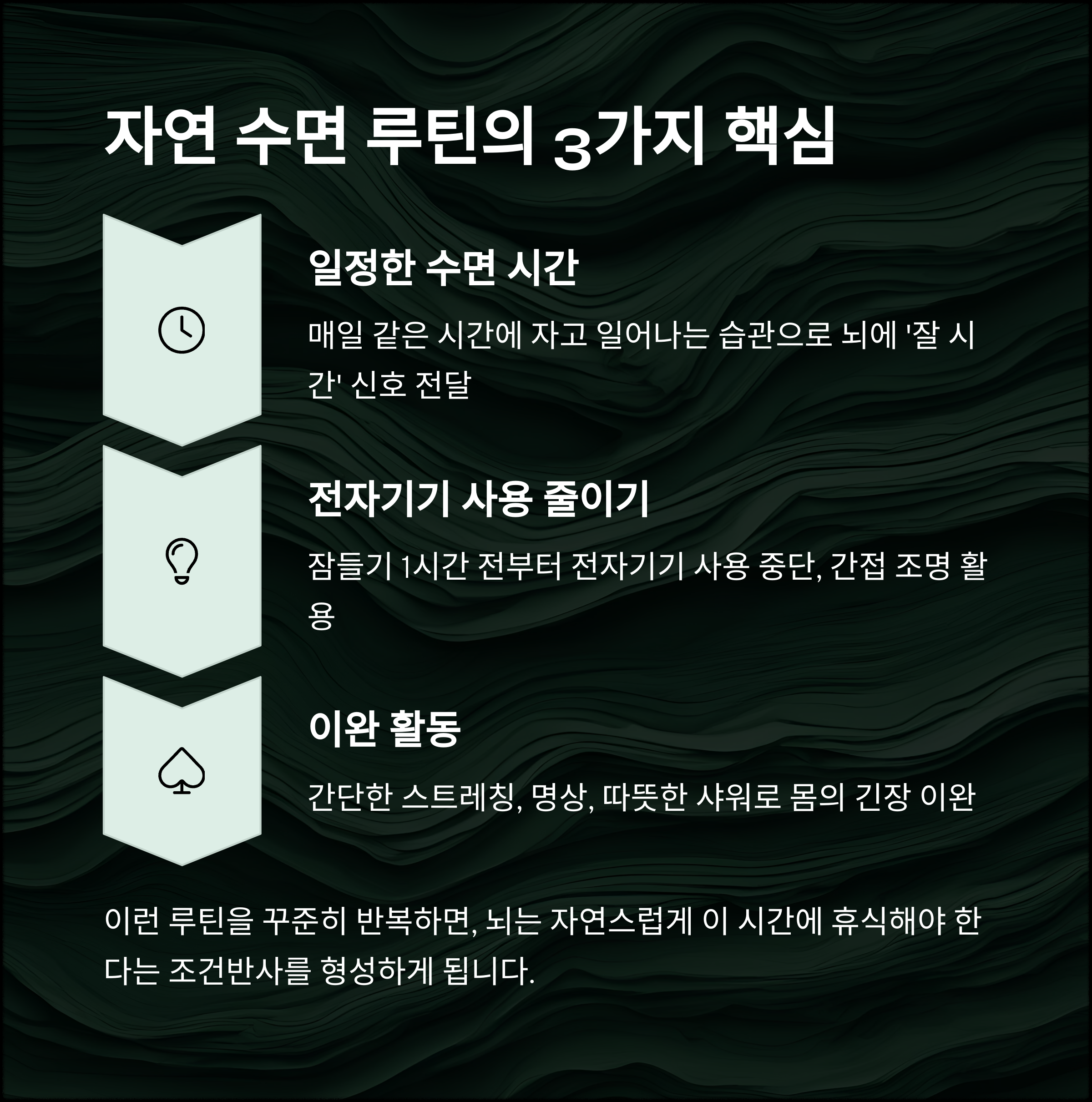 멜라토닌 없이 숙면하는 법, 과학이 알려주는 자연 수면 루틴