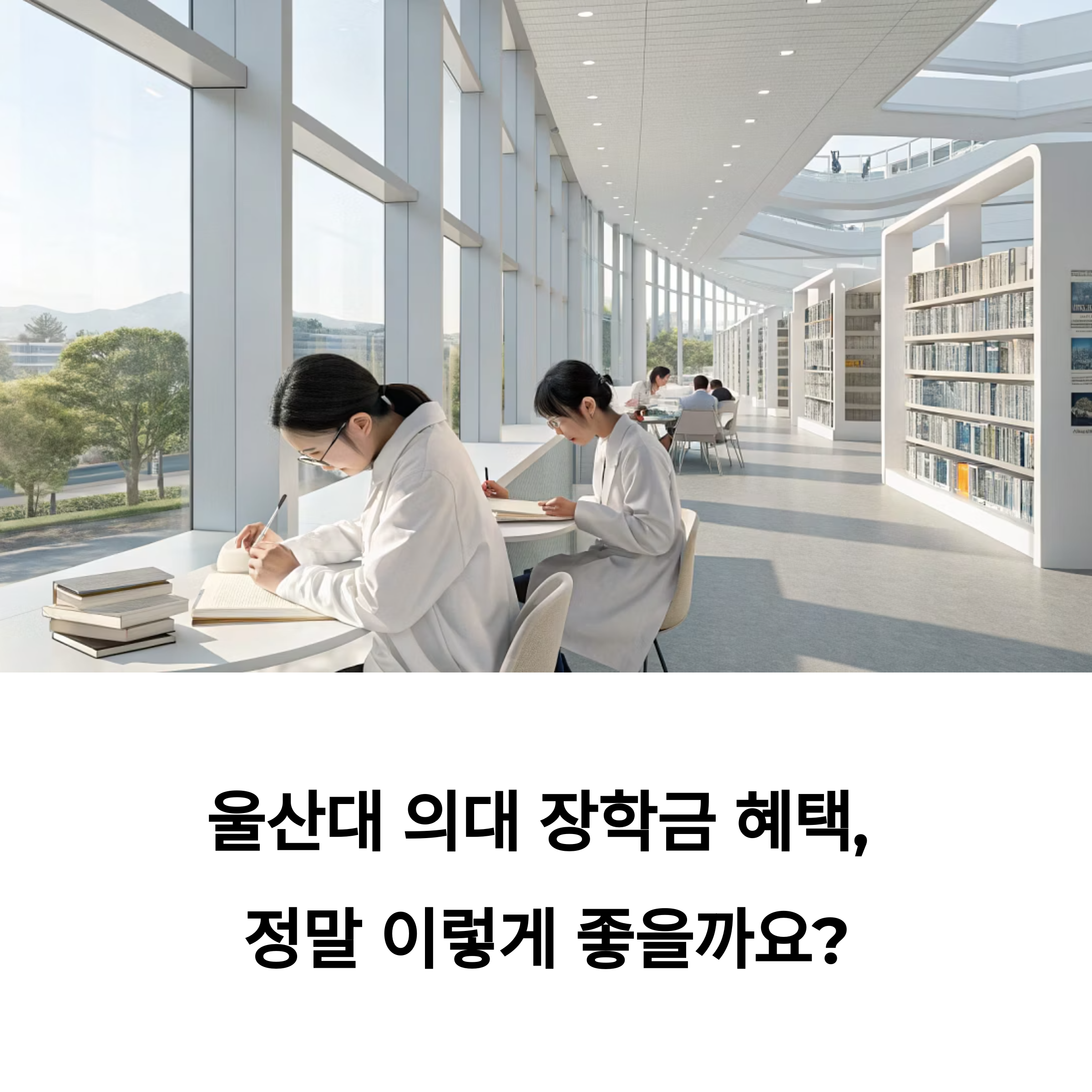 울산대학교 의과대학 장학금 혜택 완전 정리: 등록금&middot;기숙사&middot;해외연수까지