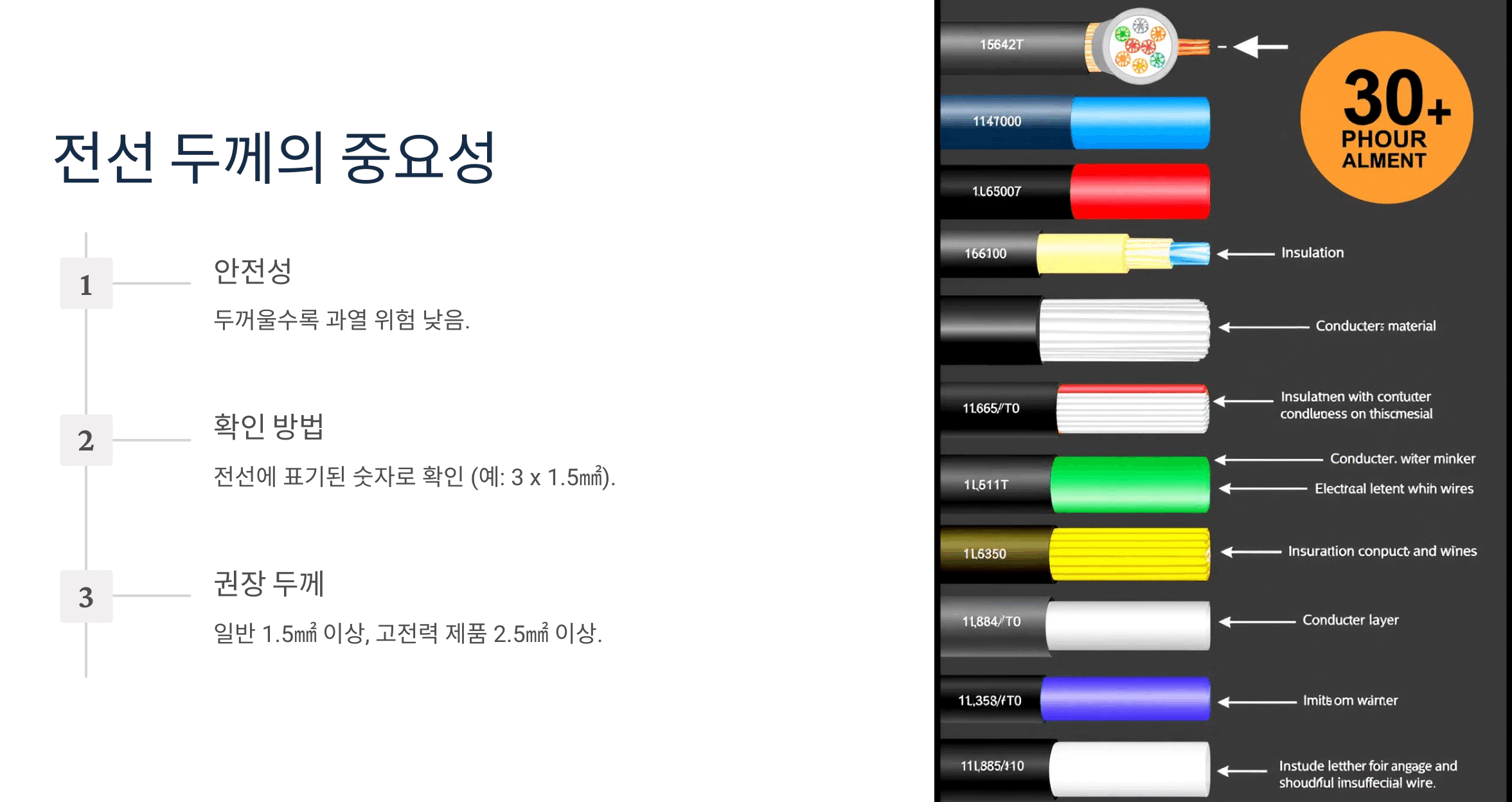 전선 두께의 중요성