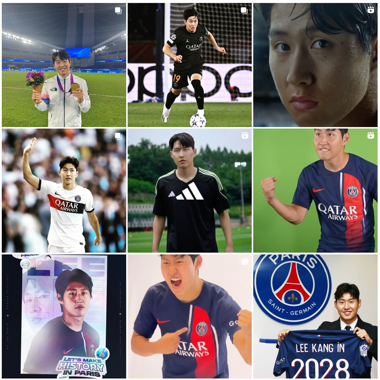 이강인 인스타 바로가기