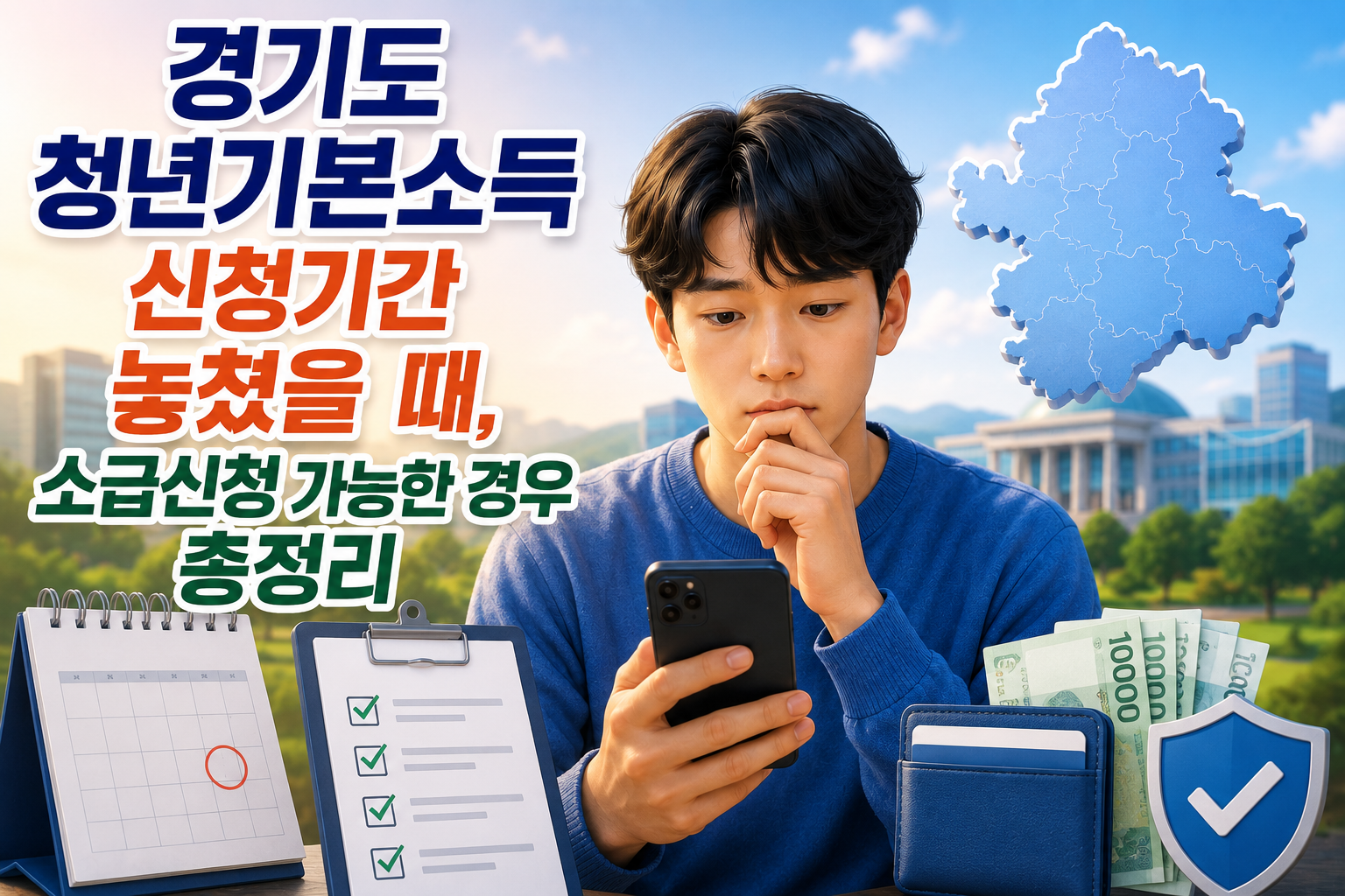 경기도 청년기본소득 신청기간 놓쳤을 때, 소급신청 가능한 경우 총정리 관련 사진