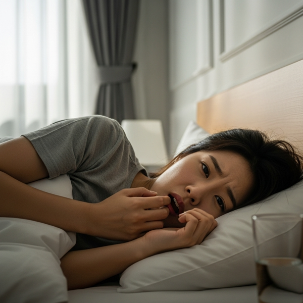 자고 일어나면 입안이 텁텁