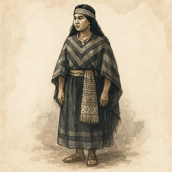 칠레 마푸체족의 천연 염색 의복