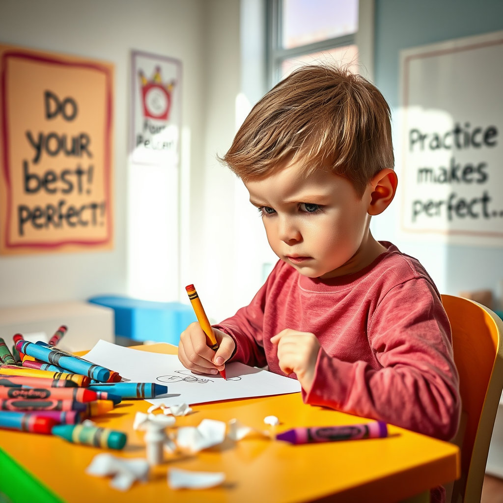 완벽주의 성향 아이