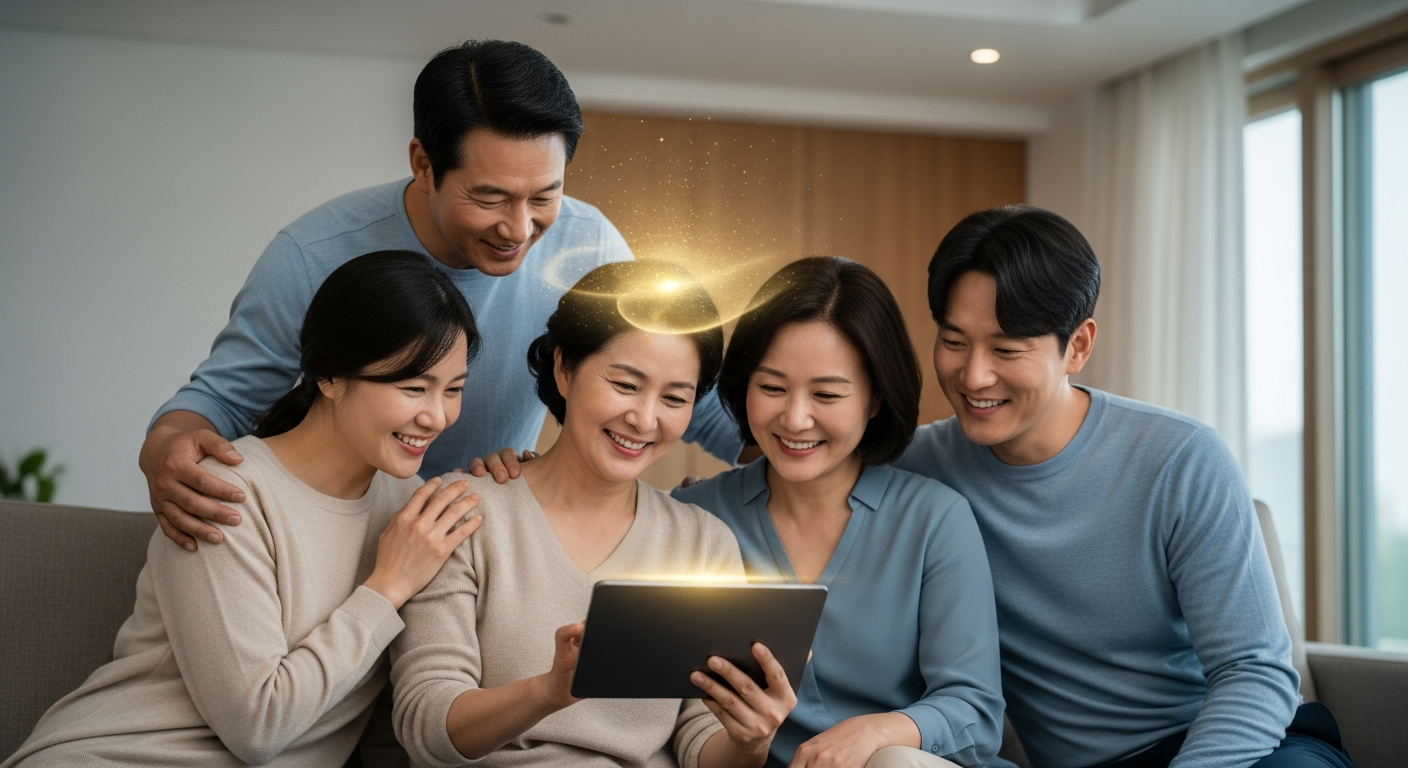 금융 사기 예방을 위한 작은 관심과 실천으로 가족의 소중한 일상을 지키는 따뜻한 모습