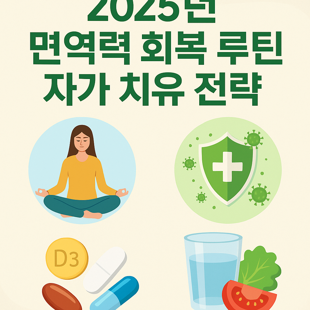 2025년 면역력 회복 루틴과 자가 치유 전략.
