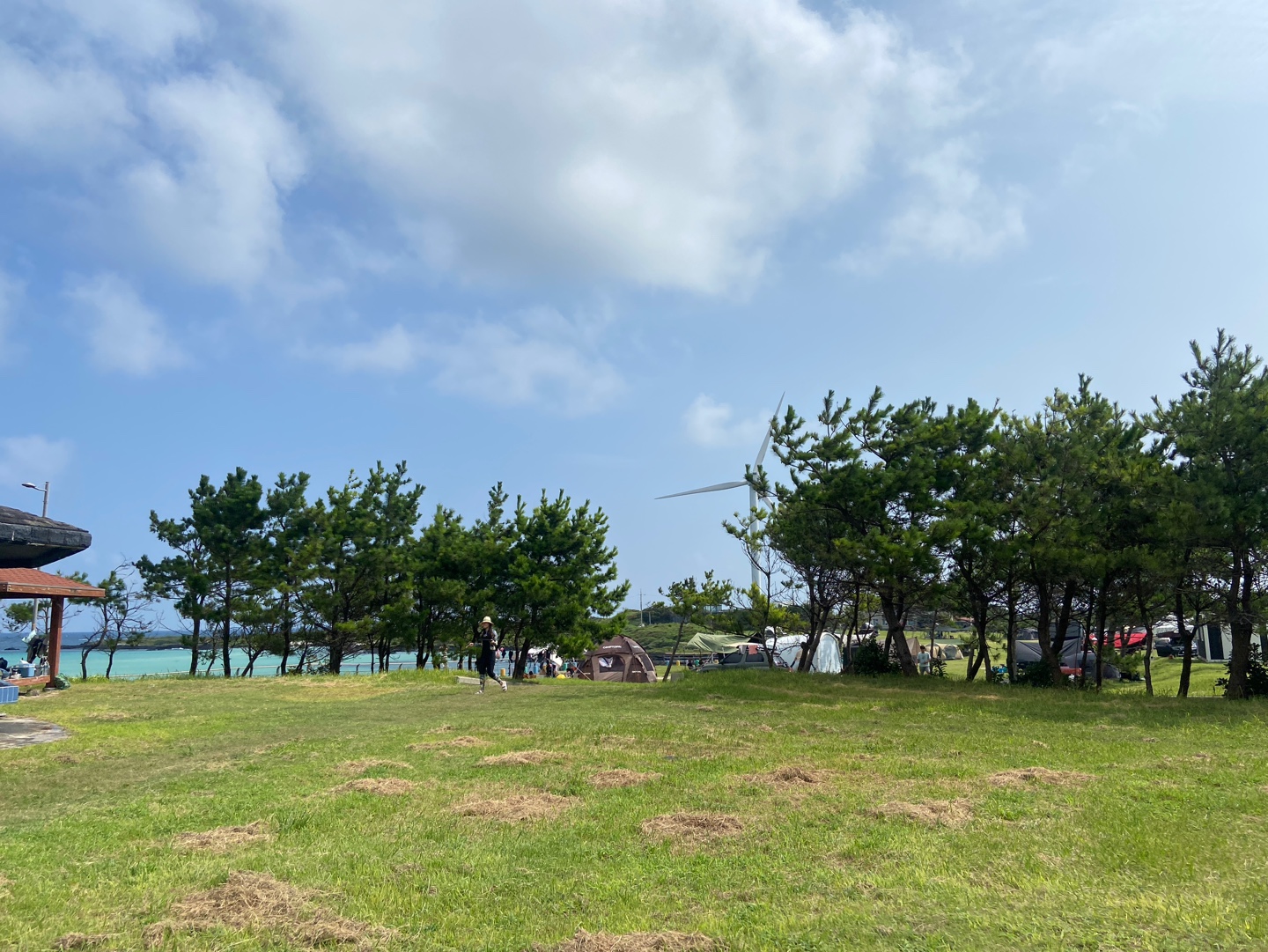 김녕해수욕장 캠핑