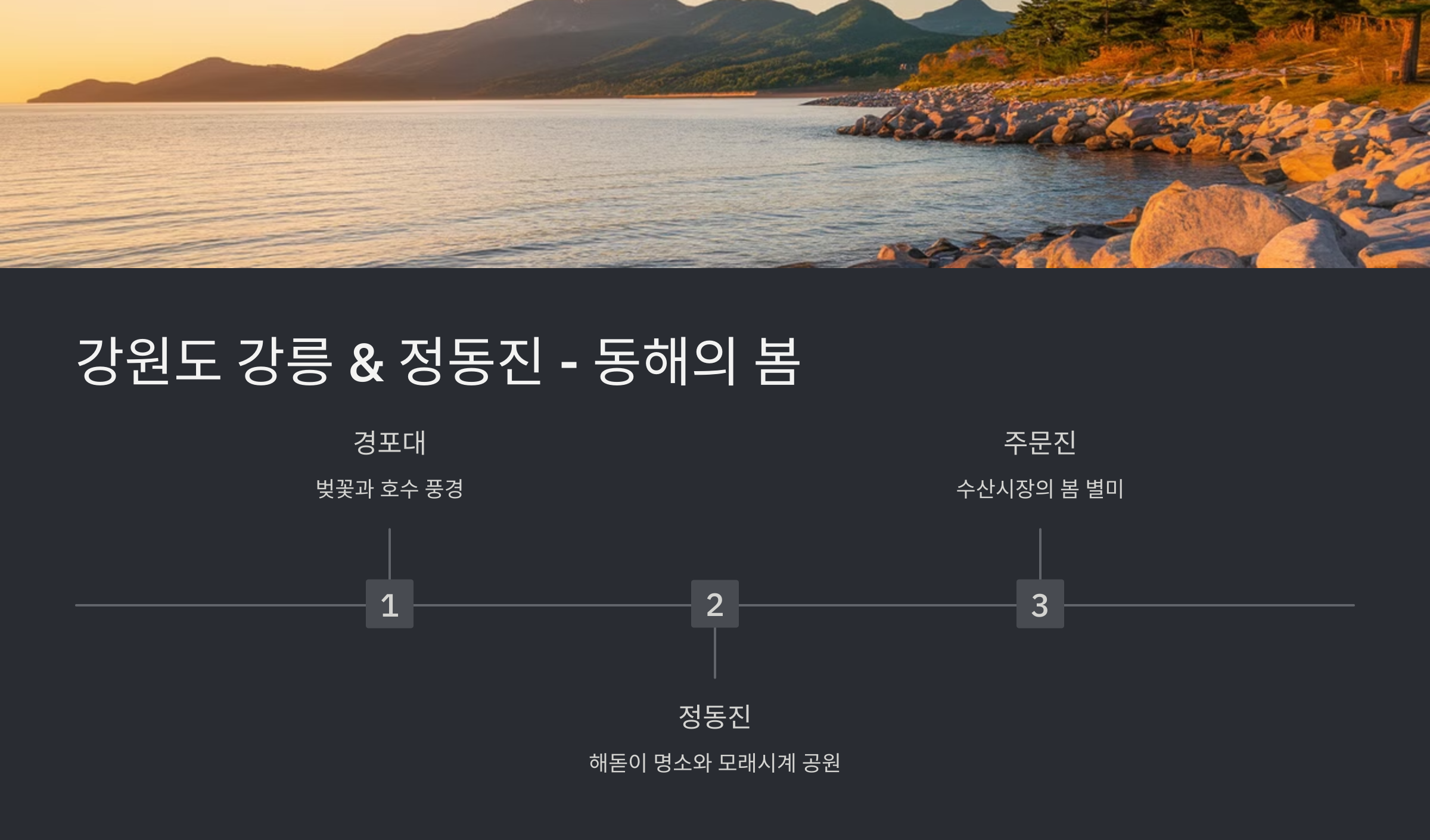 3월에 가볼만한 국내 여행지