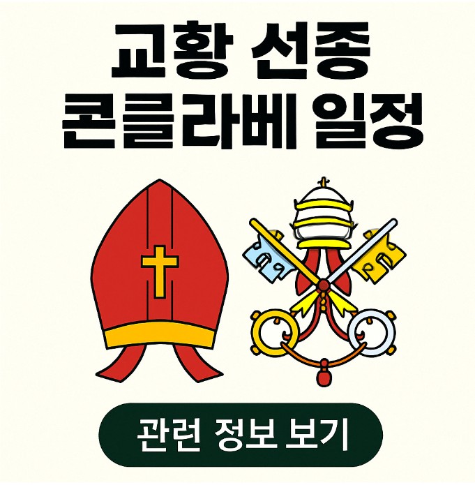 교황 선종 콘클라베 일정