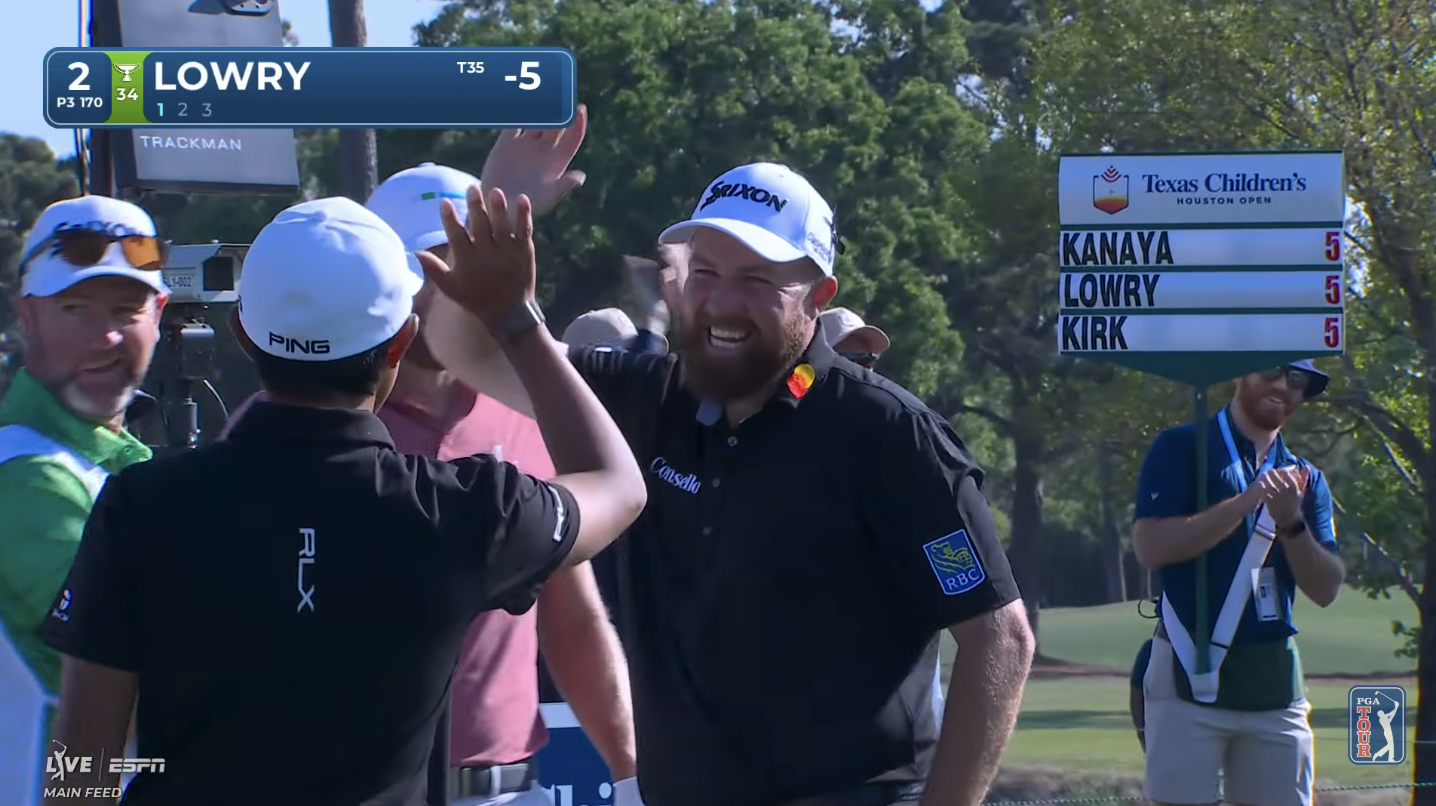 최종라운드 홀인원을 기록한 (좌)셰인로리,(우)애덤스콧