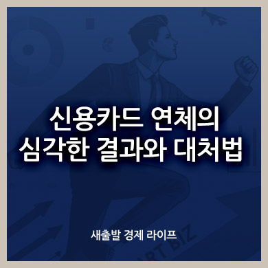 신용카드 연체의 심각한 결과와 대처법