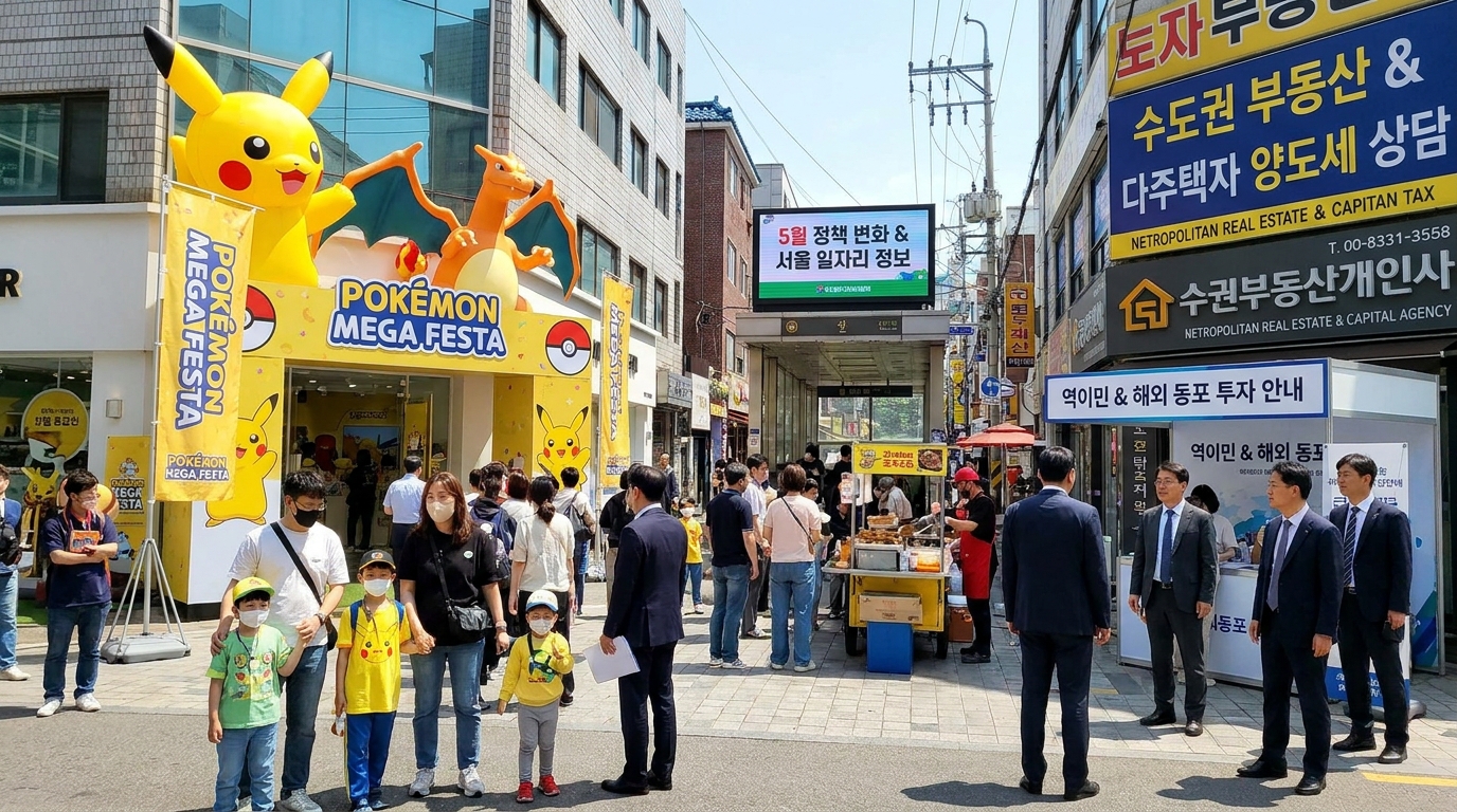 포켓몬 30주년 메가페스타 개막, 5월 부동산 정책 분기점 맞은 수도권