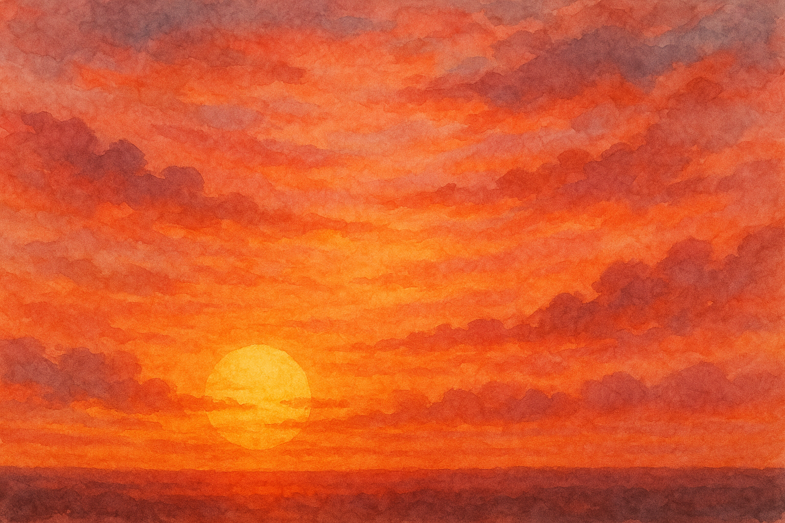 황혼의 따스한 여운