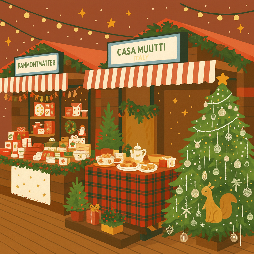 잠실 롯데타워 크리스마스 마켓