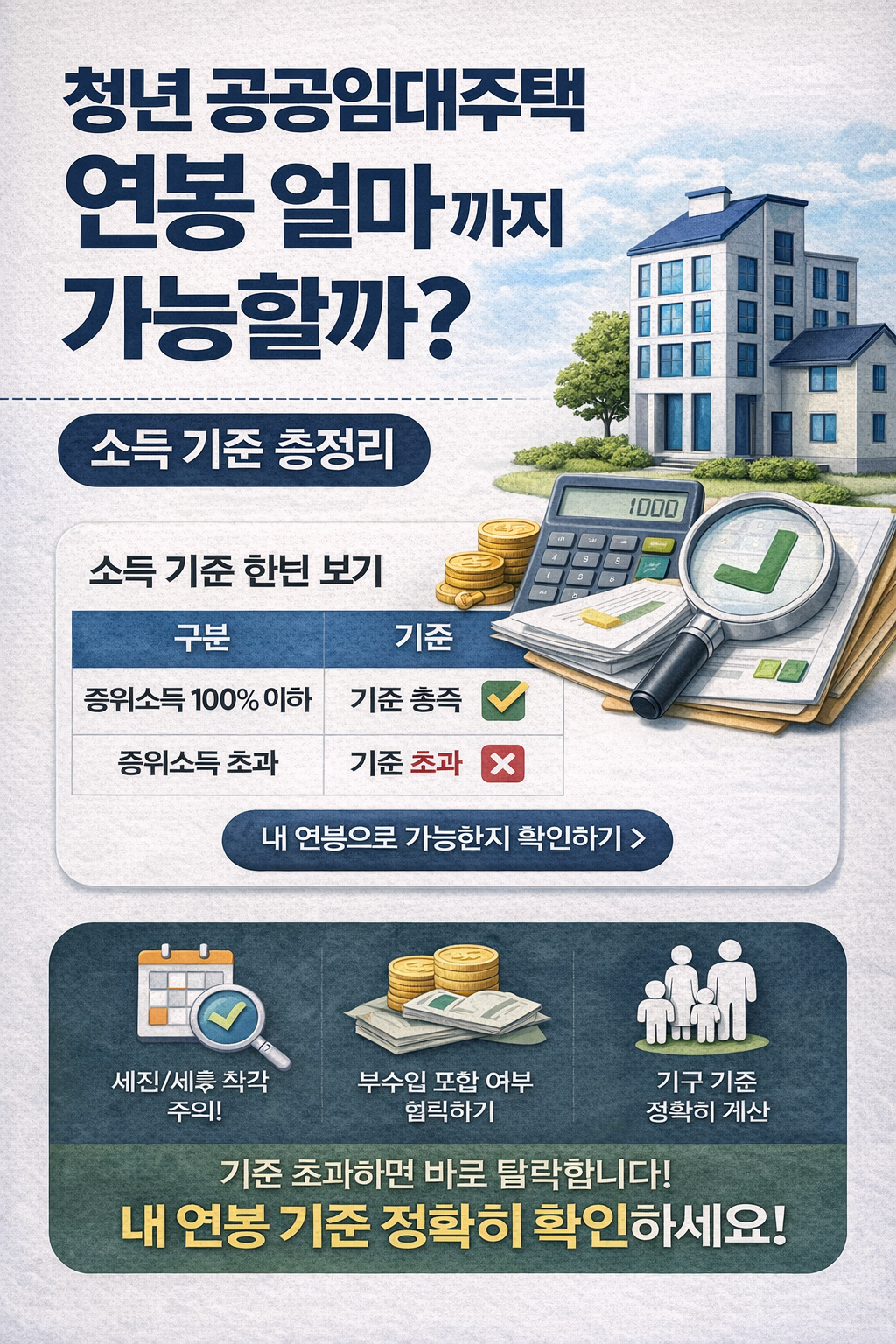 청년 공공임대주택 연봉 얼마까지 가능할까 관련 대표이미지 사진