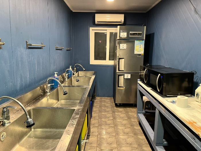 조리 및 세척실 모습