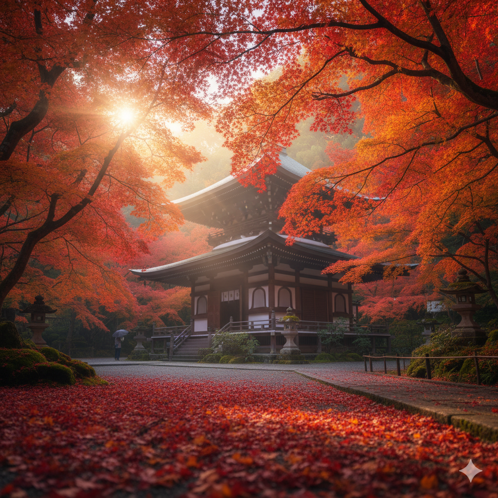 일본 가을 풍경